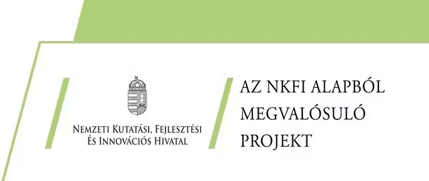 Az NKFI Alapból megvalósuló projekt infoblokkja